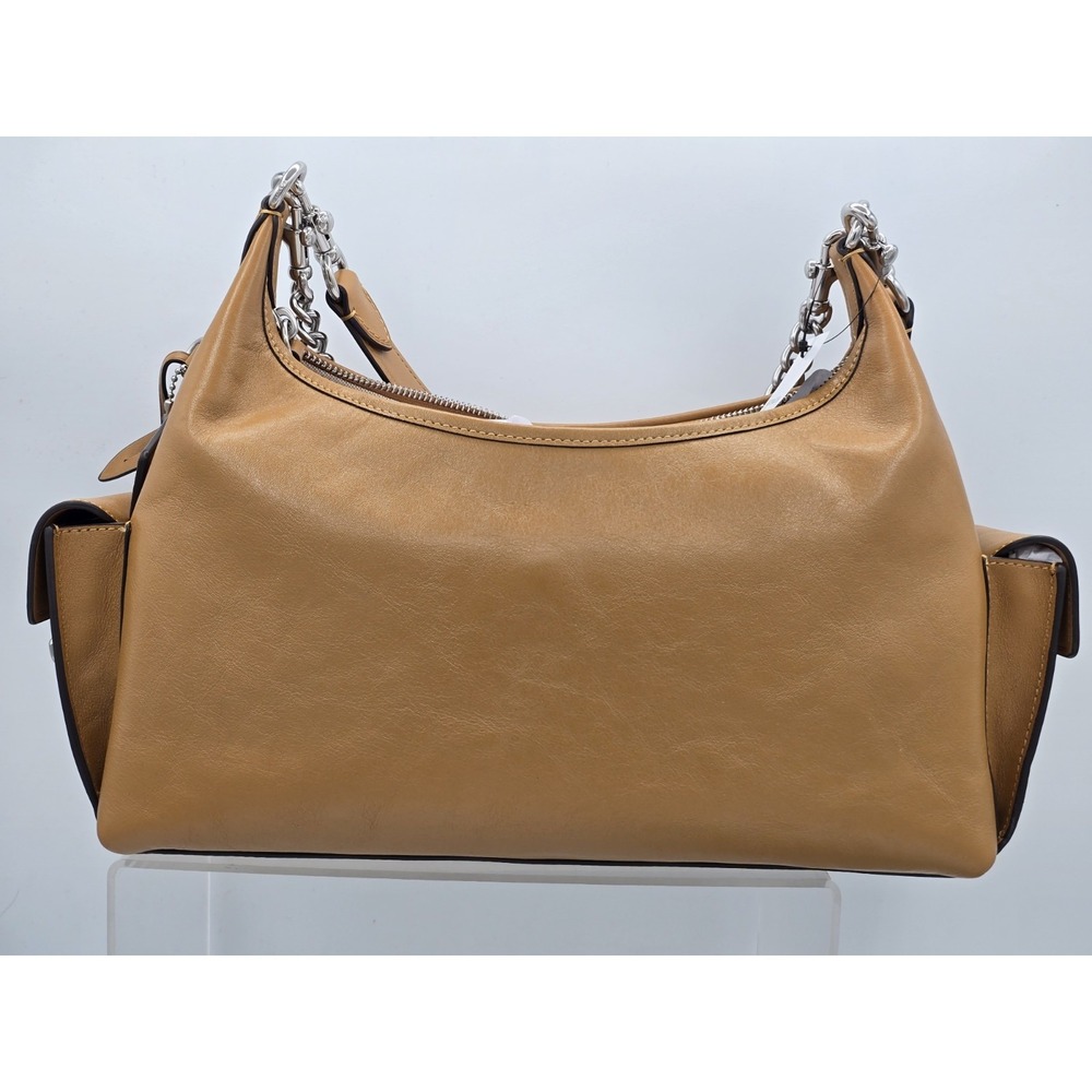 COACH CAM20 Pocket Juliet Bag 30 Shoulder Bag  Honey Brown  Outlet NEW - Picture 13 of 16